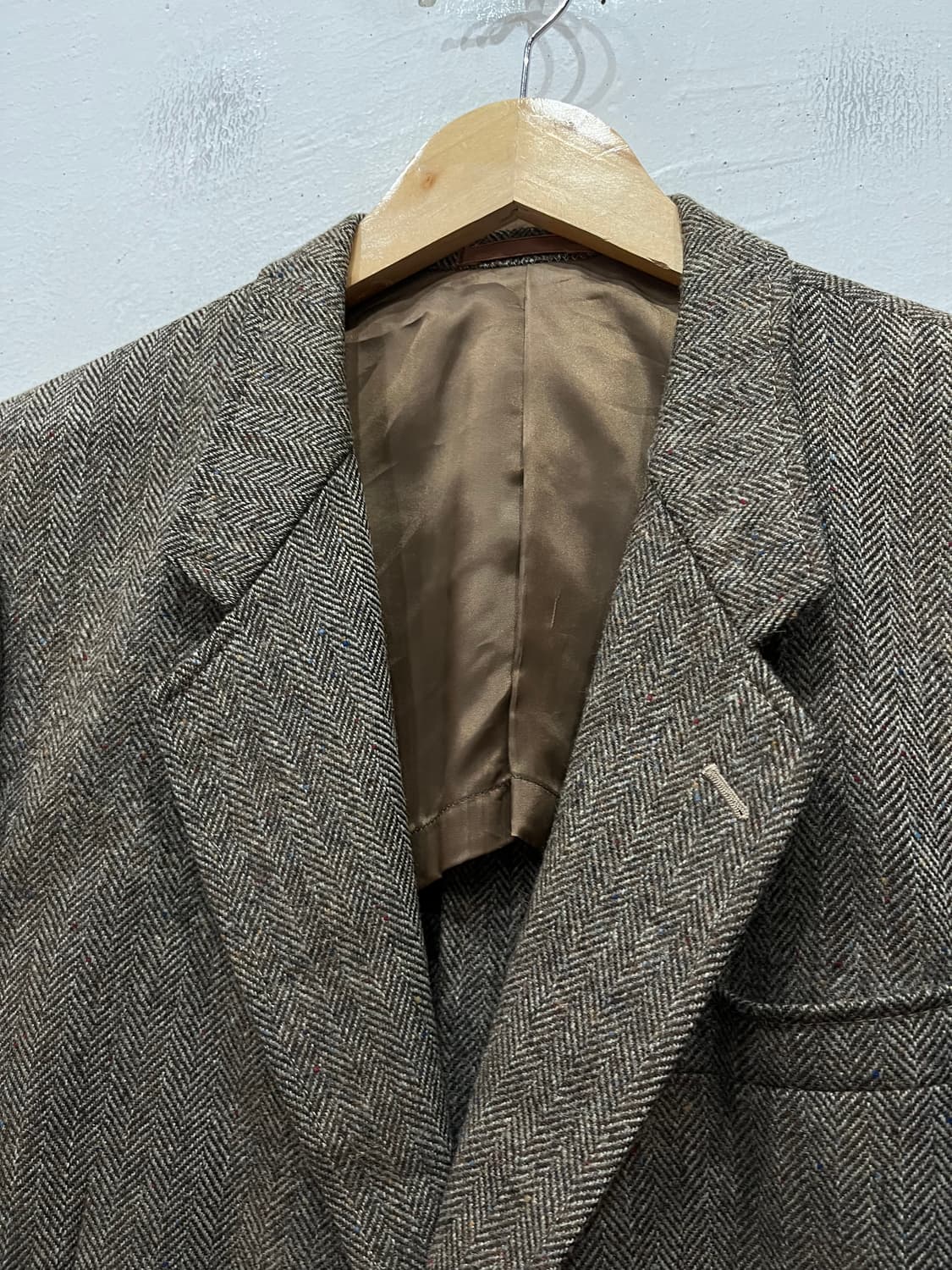 Made in JAPAN 울 헤링본 블레이저 자켓 상품이미지3