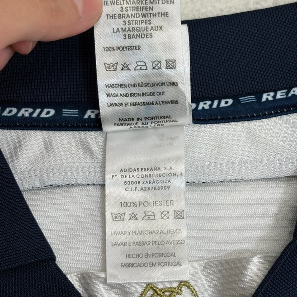 ADIDAS 레알 마드리드 99-00 홈저지 L 상품이미지5