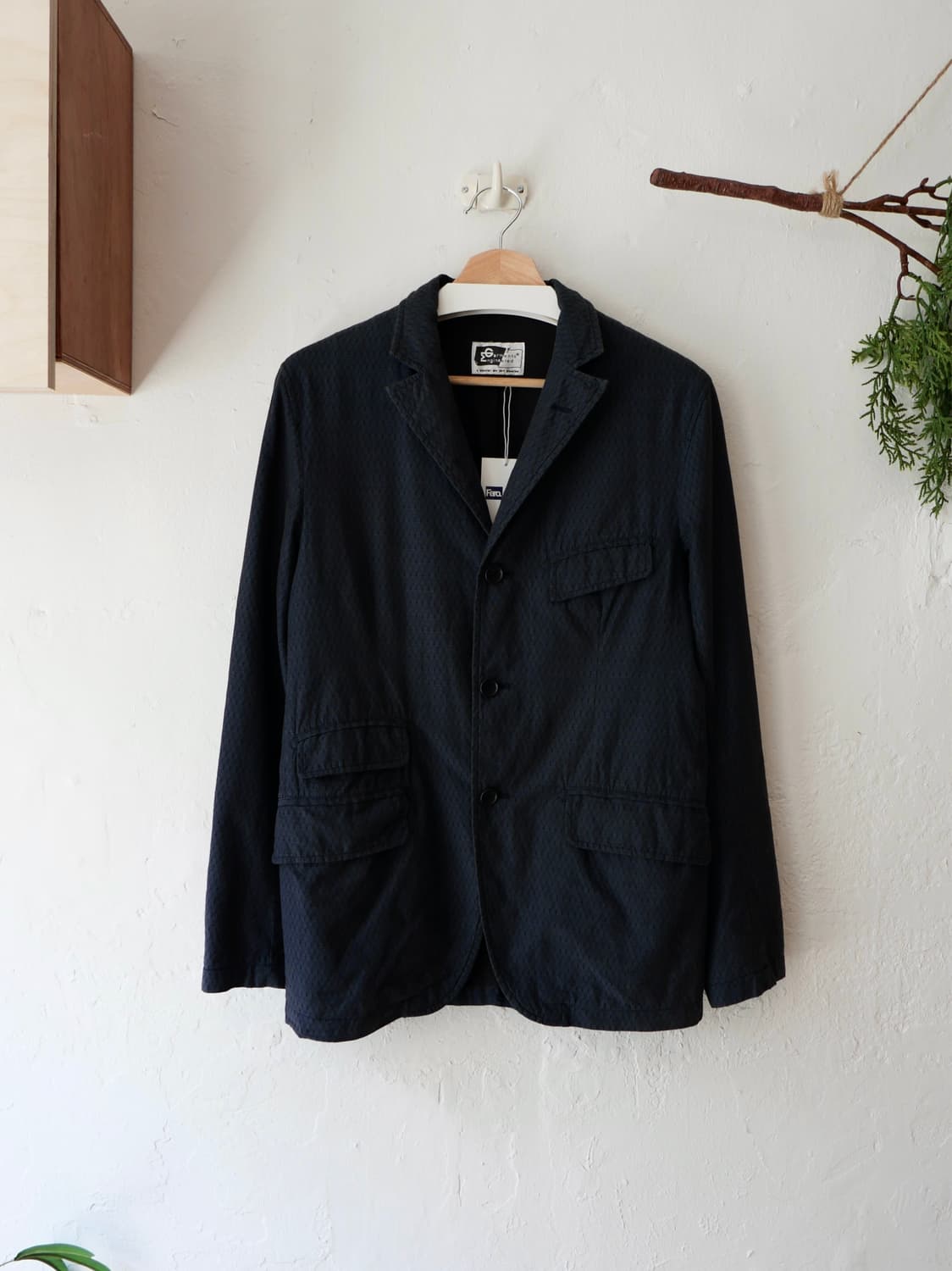 엔지니어드 가먼츠 패턴 블레이저 자켓 상품이미지3