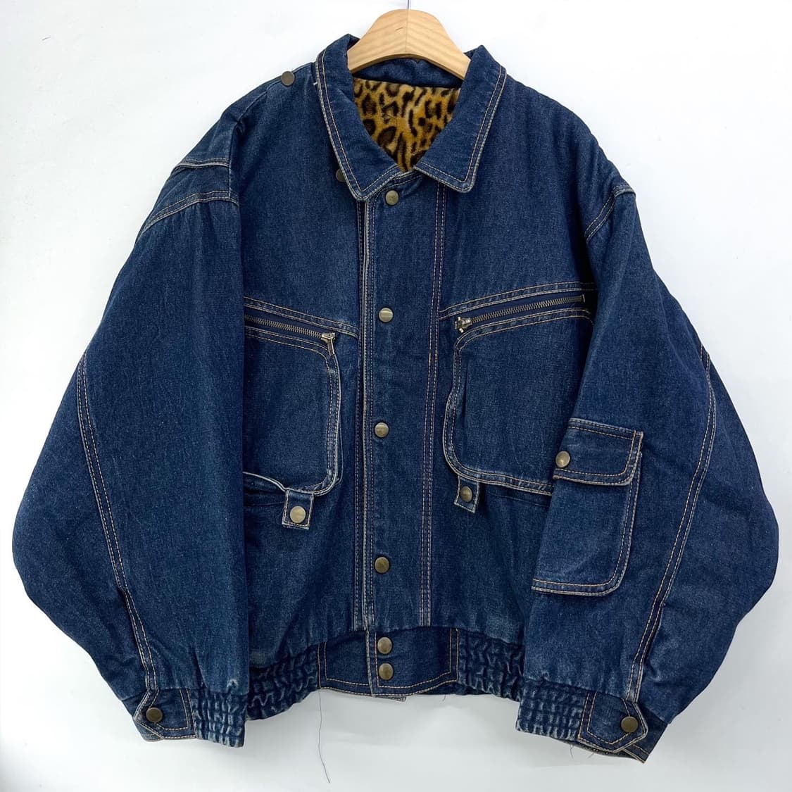 부수꼬 클럽 제팬 빅 포켓 백 지퍼 플리스 라이닝 점퍼 상품이미지3