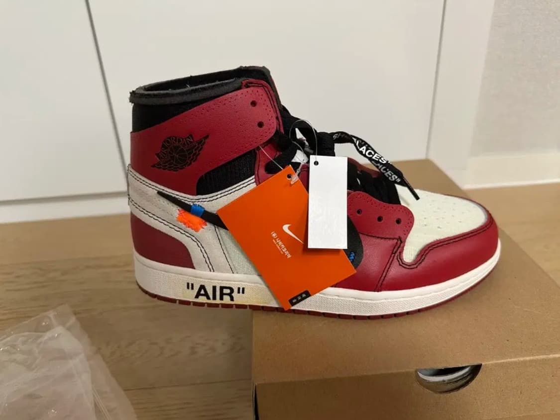 나이키 오프화이트 조던 1 og 시카고  상품이미지6