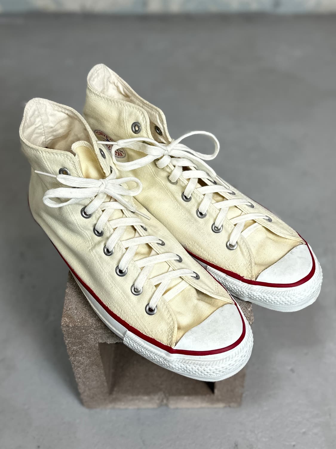 *데드스탁* 80’s OG USA 컨버스 척테일러 하이 사이드 스티치 상품이미지1