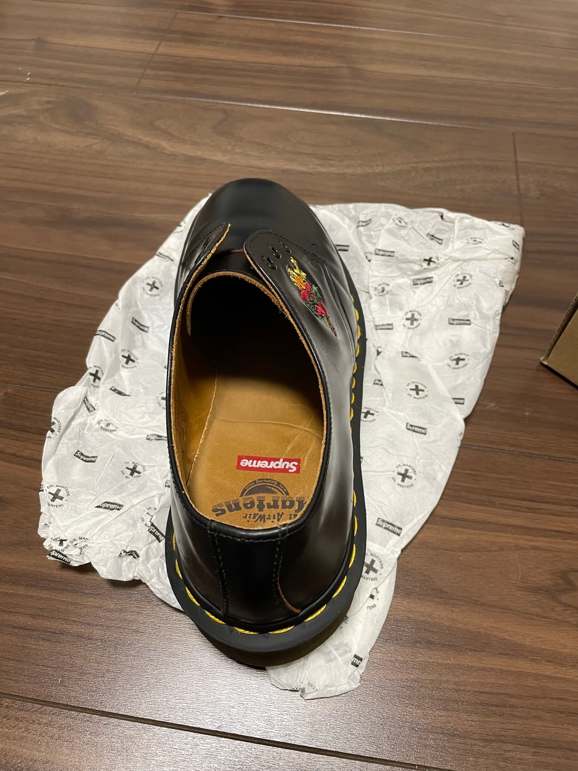 닥터마틴 x 슈프림 1461 빈티지 블랙 상품이미지4