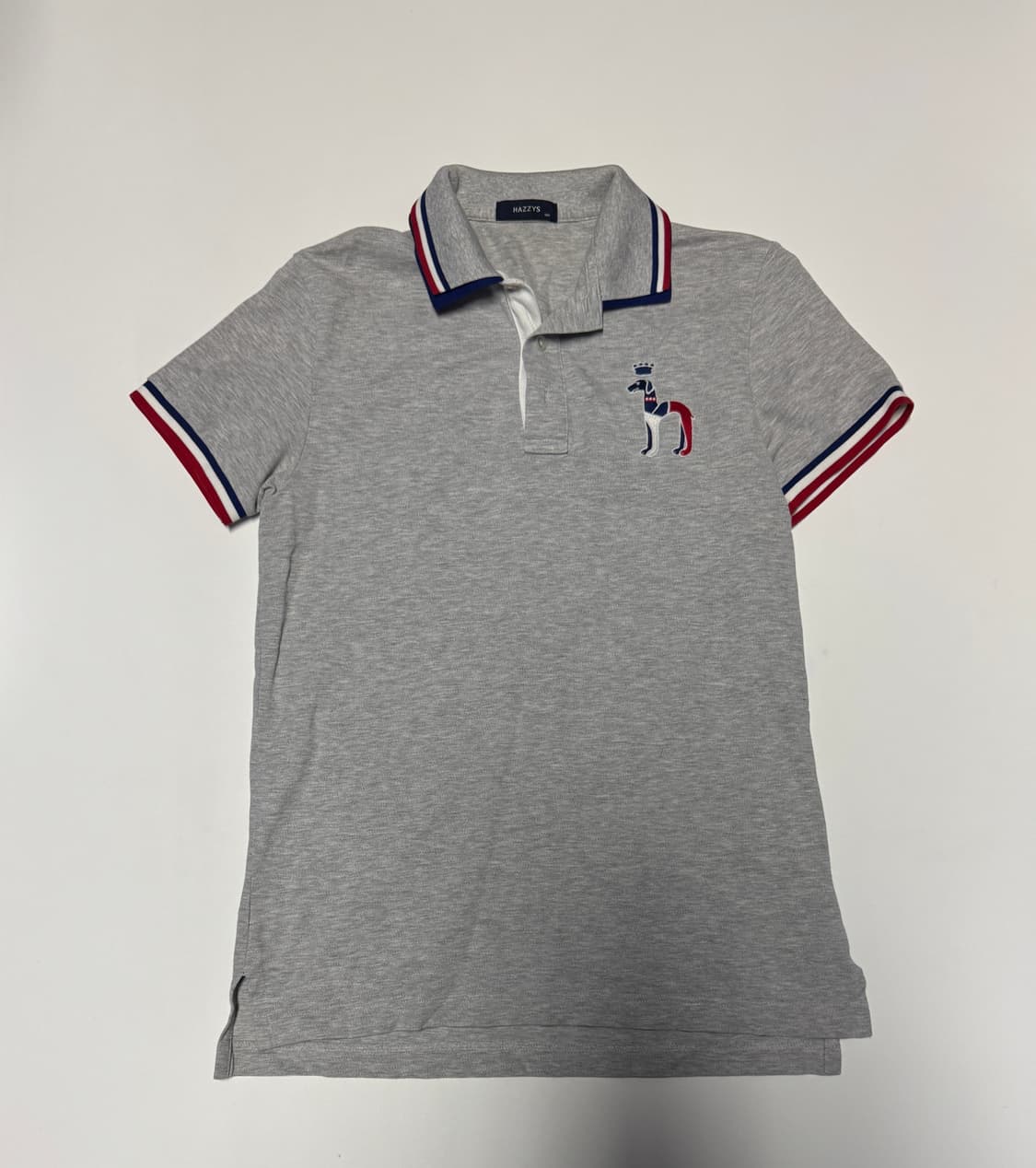 헤지스 Hazzys 올드스쿨 빅 로고 폴로 pk 반팔 카라티 M L 상품이미지1