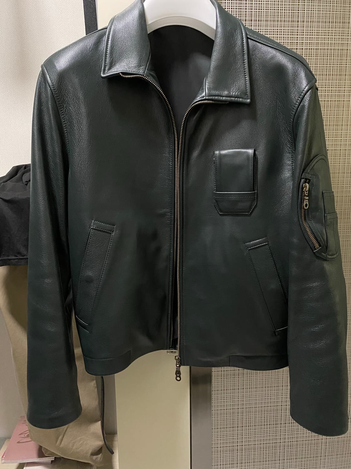 쿠어 고트 파일럿 자켓 그린 M 상품이미지1