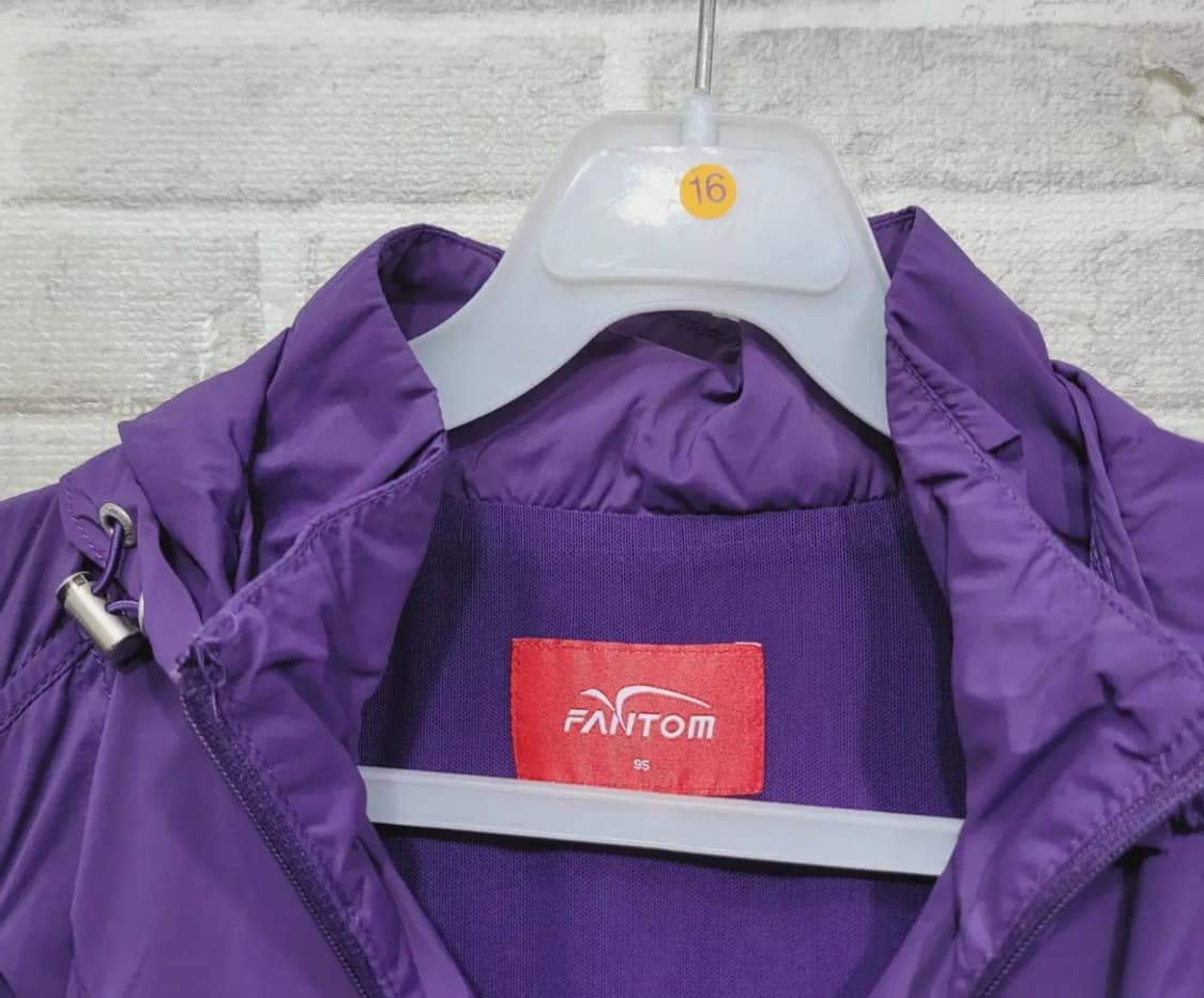 👠여성66사이즈👠Fantom 바람막이 보라색(봄~초여름용) 상품이미지2
