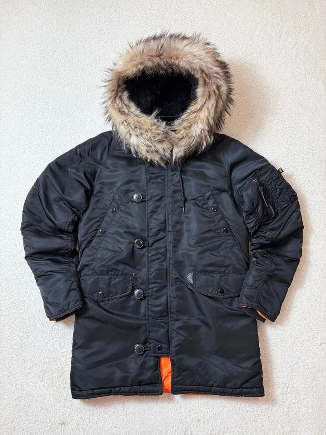 알파인더스트리 USA N-3B 새틴 밀리터리 파카 PN6835 상품이미지1