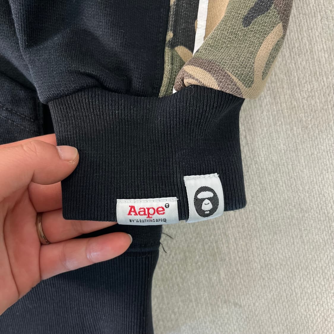 95 Aape 베이프 사이드라인 카모 후드티 상품이미지5