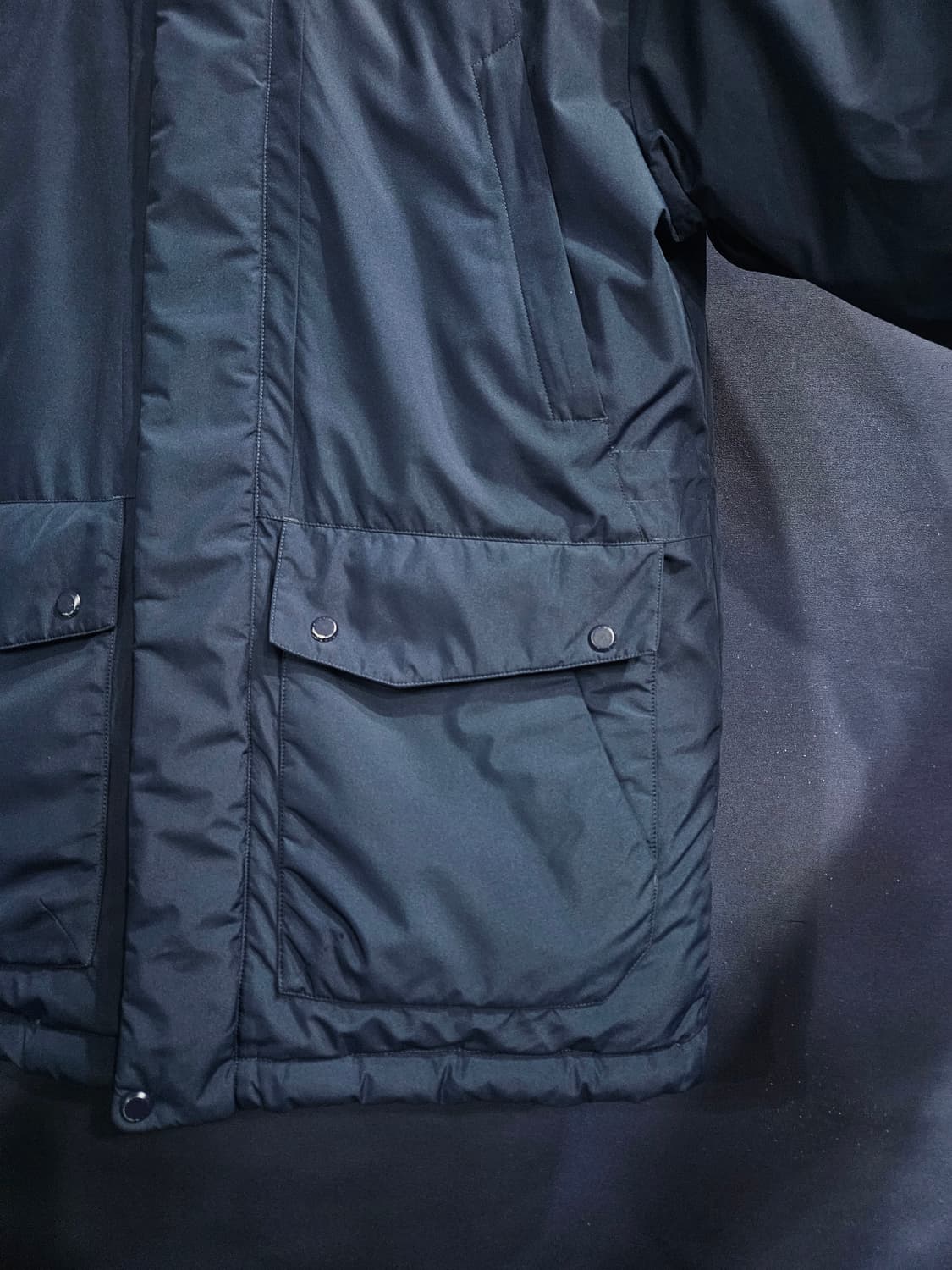 콜롬비아 옴니히트 네이비 남성 100 구스다운 패딩  상품이미지6