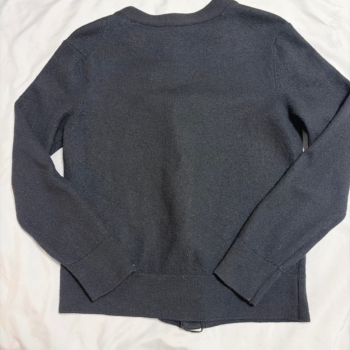 메종키츠네 폭스 패치 블랙 가디건 L (여성) 상품이미지2