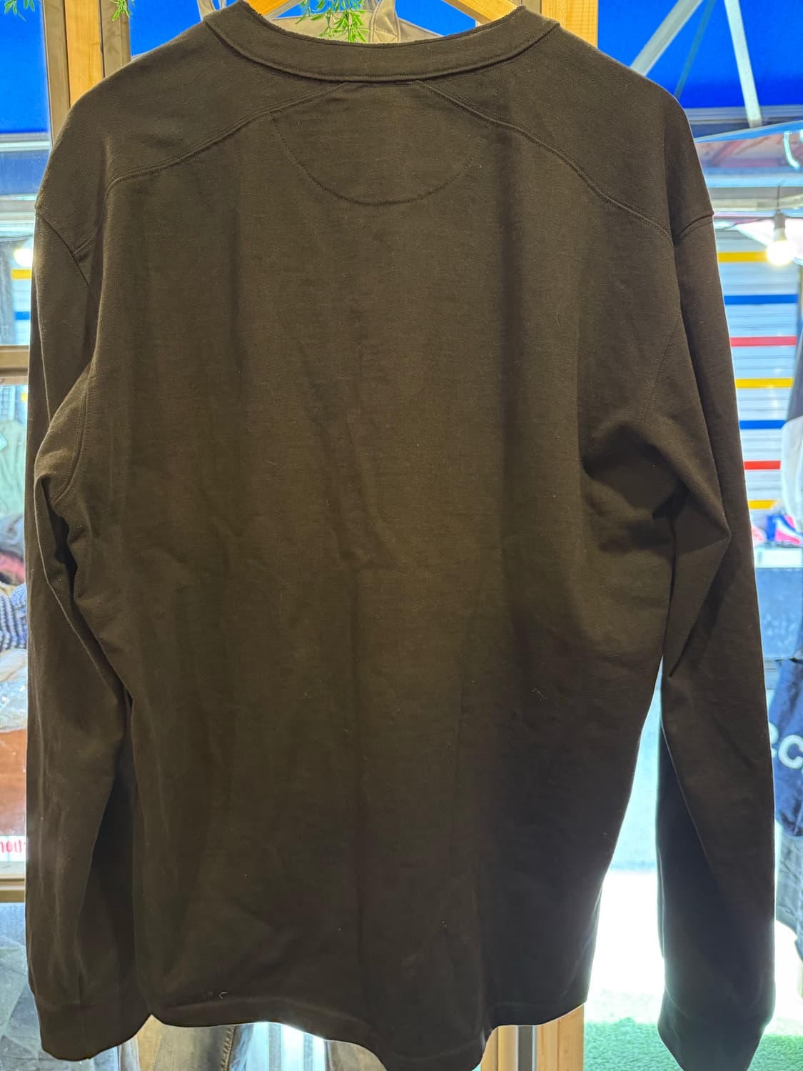 시도 블랙 헨리넥 티셔츠 상품이미지6