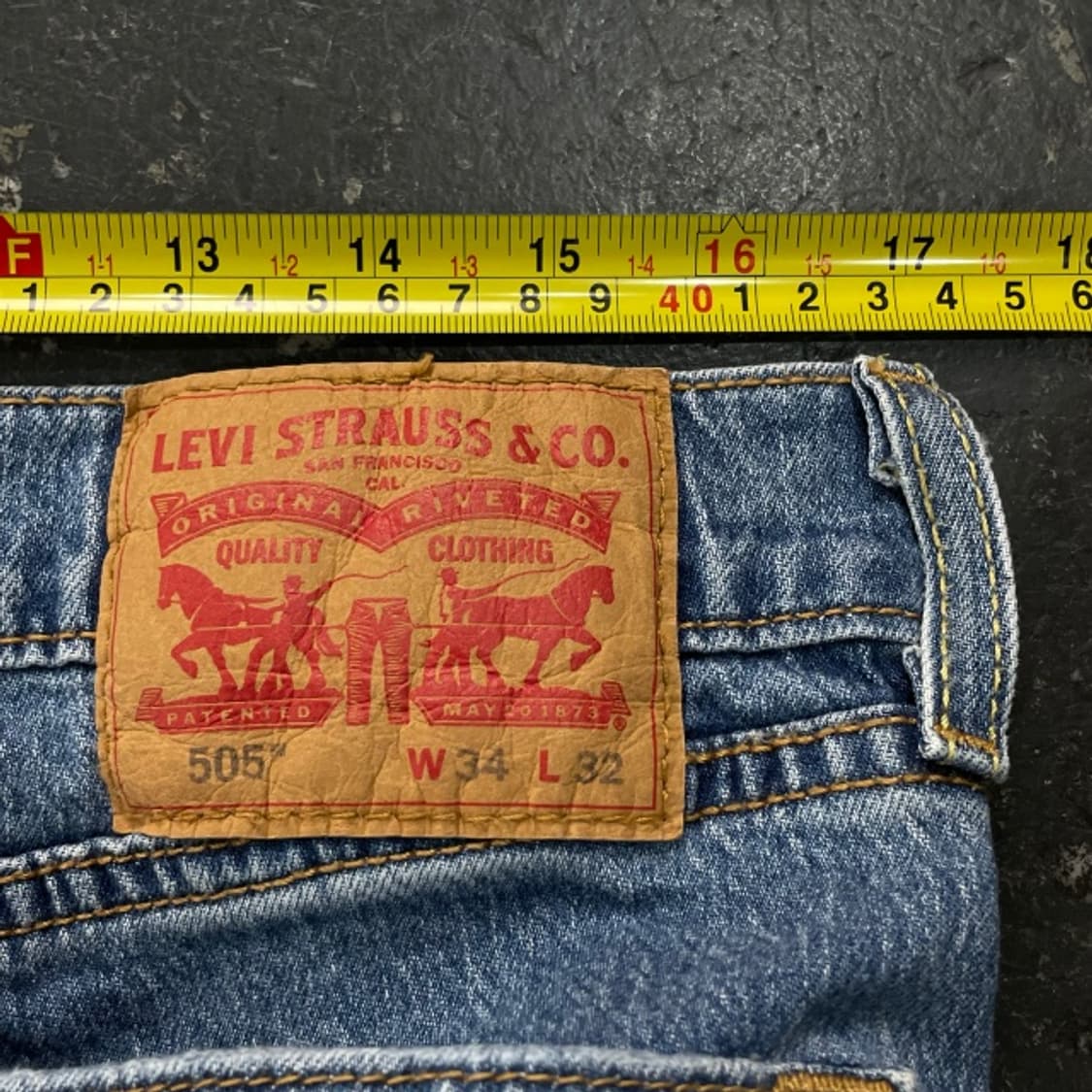 34 리바이스 505 청바지  상품이미지9