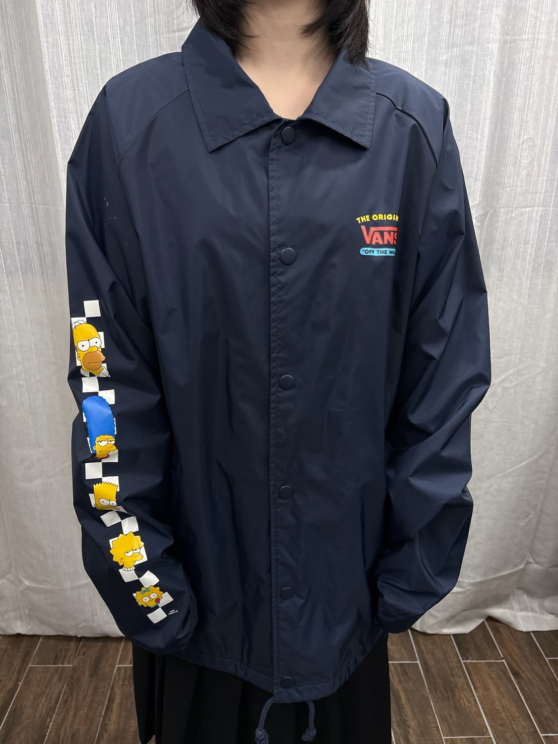 VANS 반스 심슨 리미티드 에디션 코치 자켓 상품이미지1