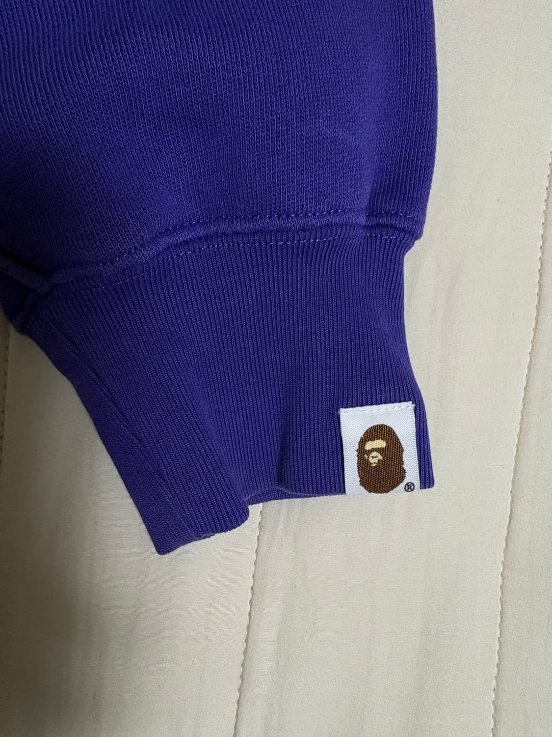 베이프 스웻셔츠 퍼플 상품이미지4