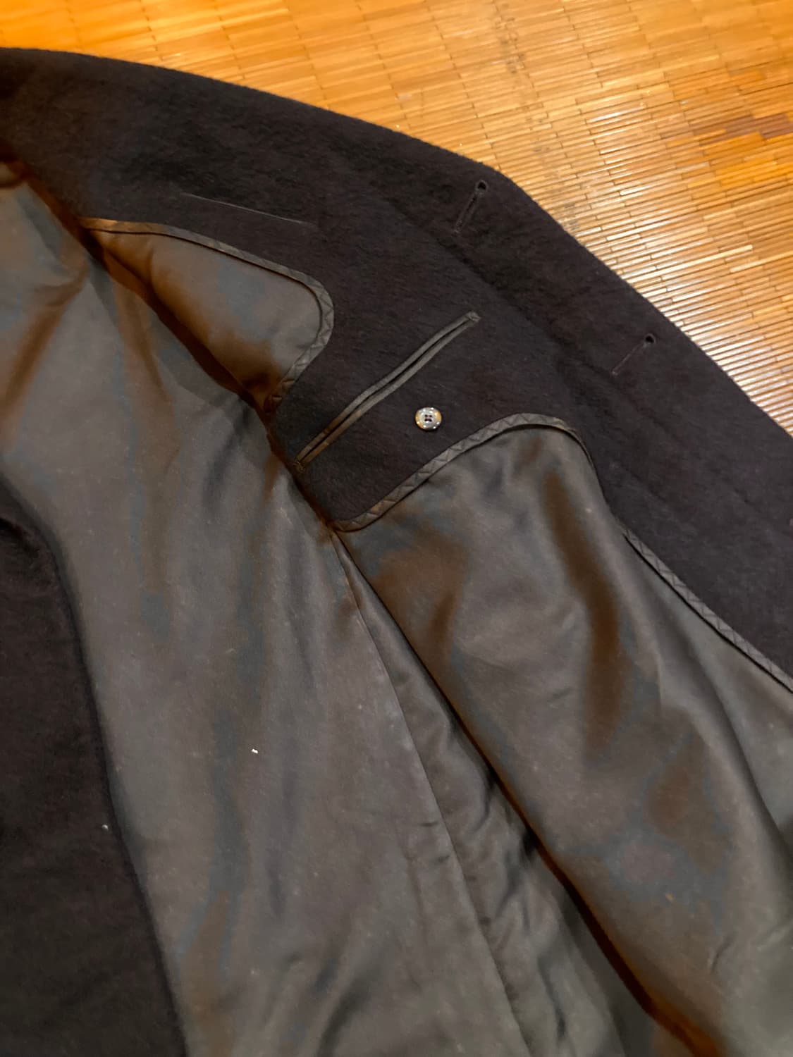 JPN vtg 싱글 캐시미어 코트 상품이미지8