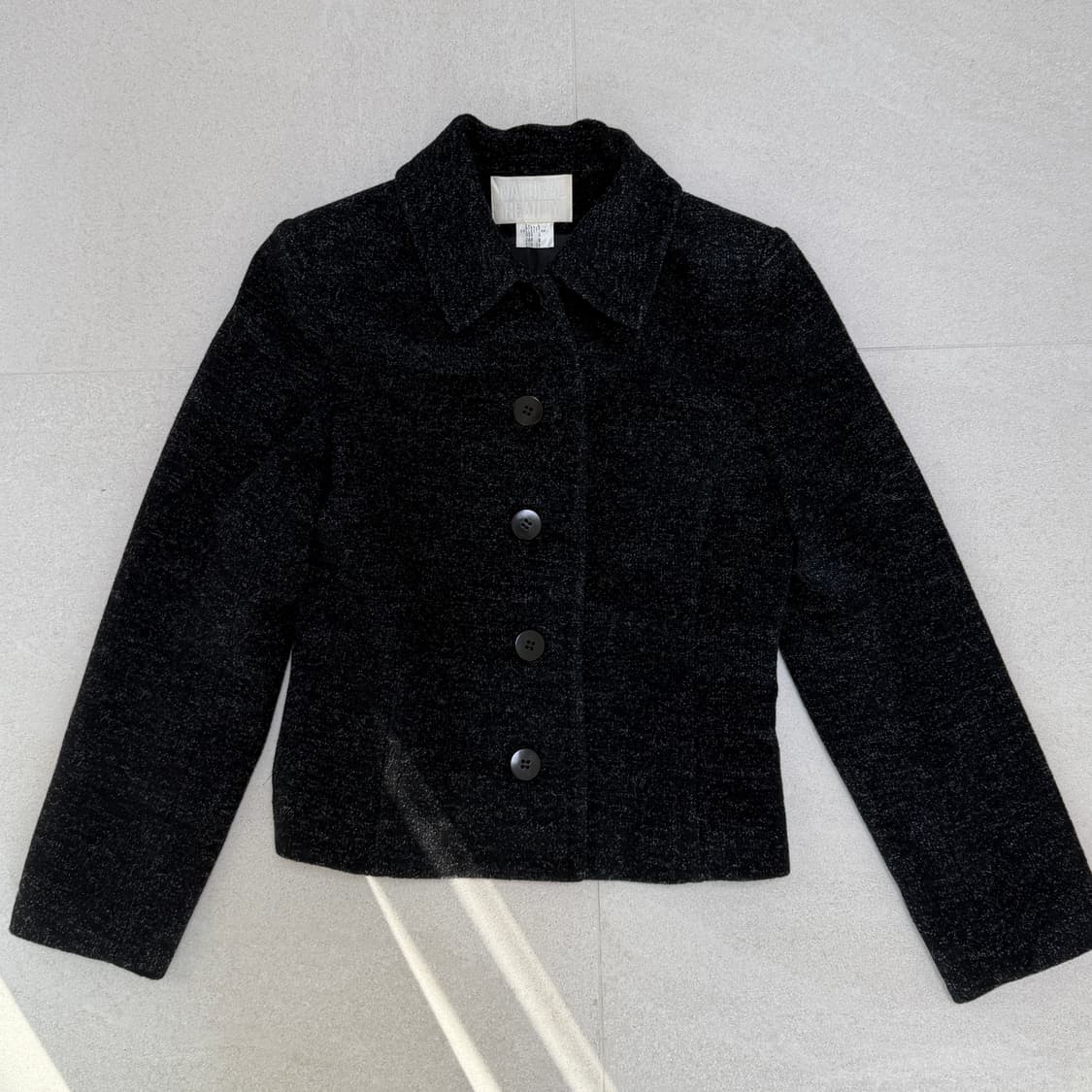 button kara black wool jacket 상품이미지3