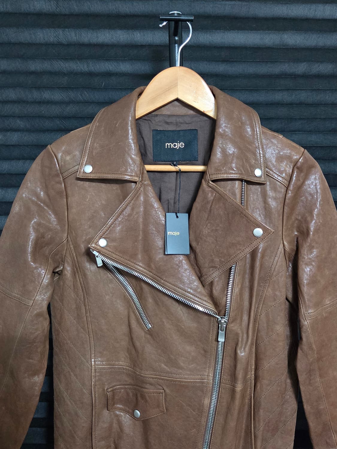 (정품) [마쥬] 양가죽 벨티드 라이더 자켓 | 00104 상품이미지2