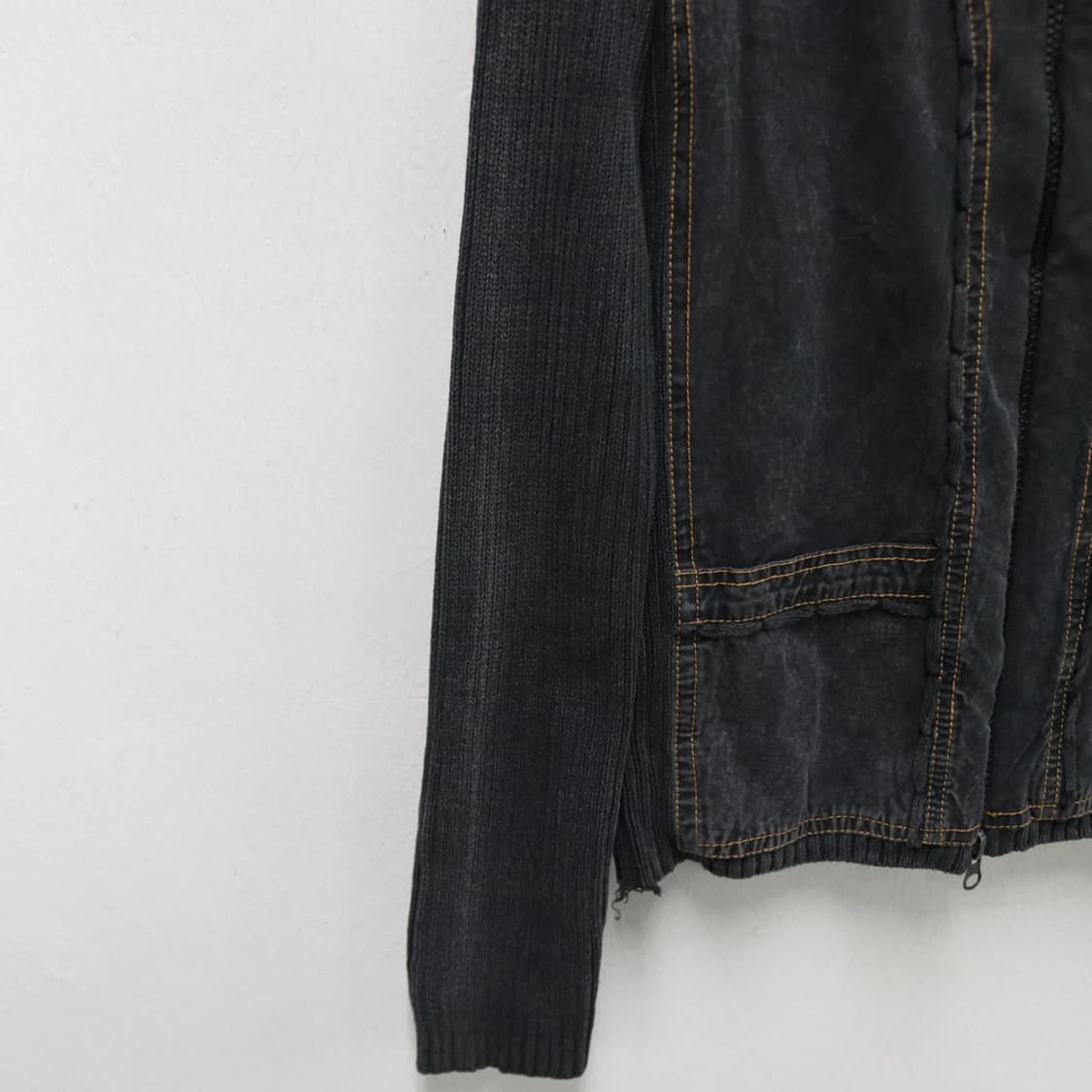 EFFECI 니트 포인트 집업 60411 상품이미지8