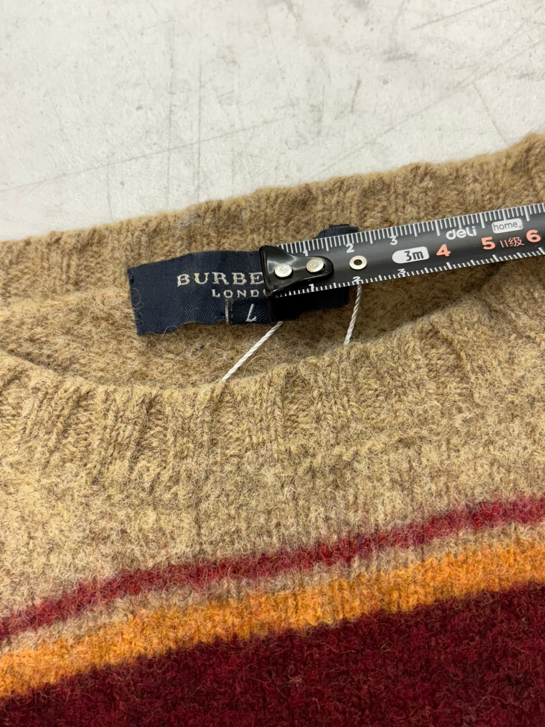 버버리 런던 울 스트라이프 니트 스웨터 상품이미지4