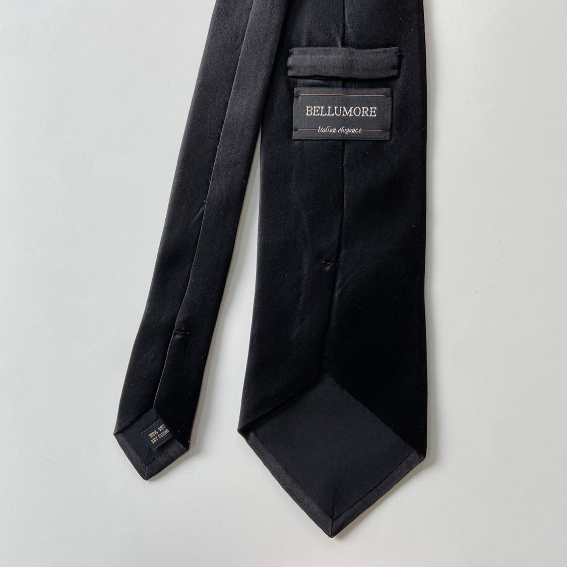 BELLUMORE 블랙 100실크넥타이 상품이미지3
