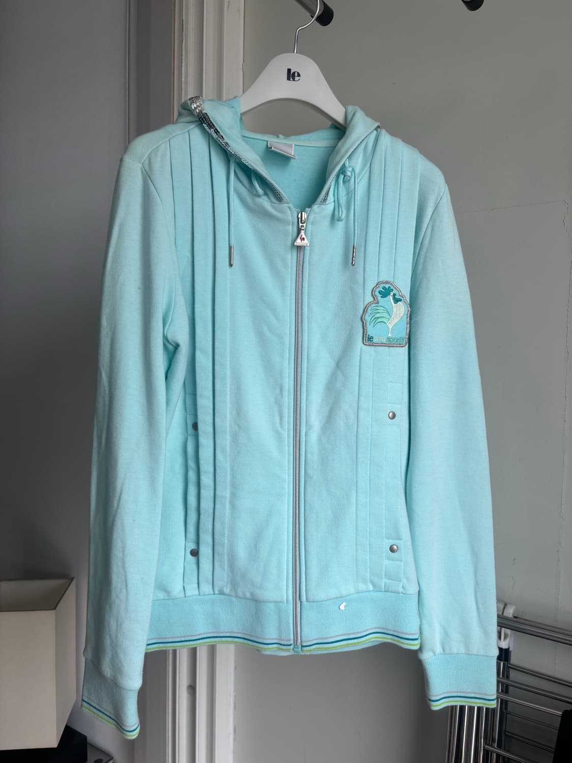 르꼬끄 스포르티브 y2k 트레이닝 후드 집업 상품이미지1