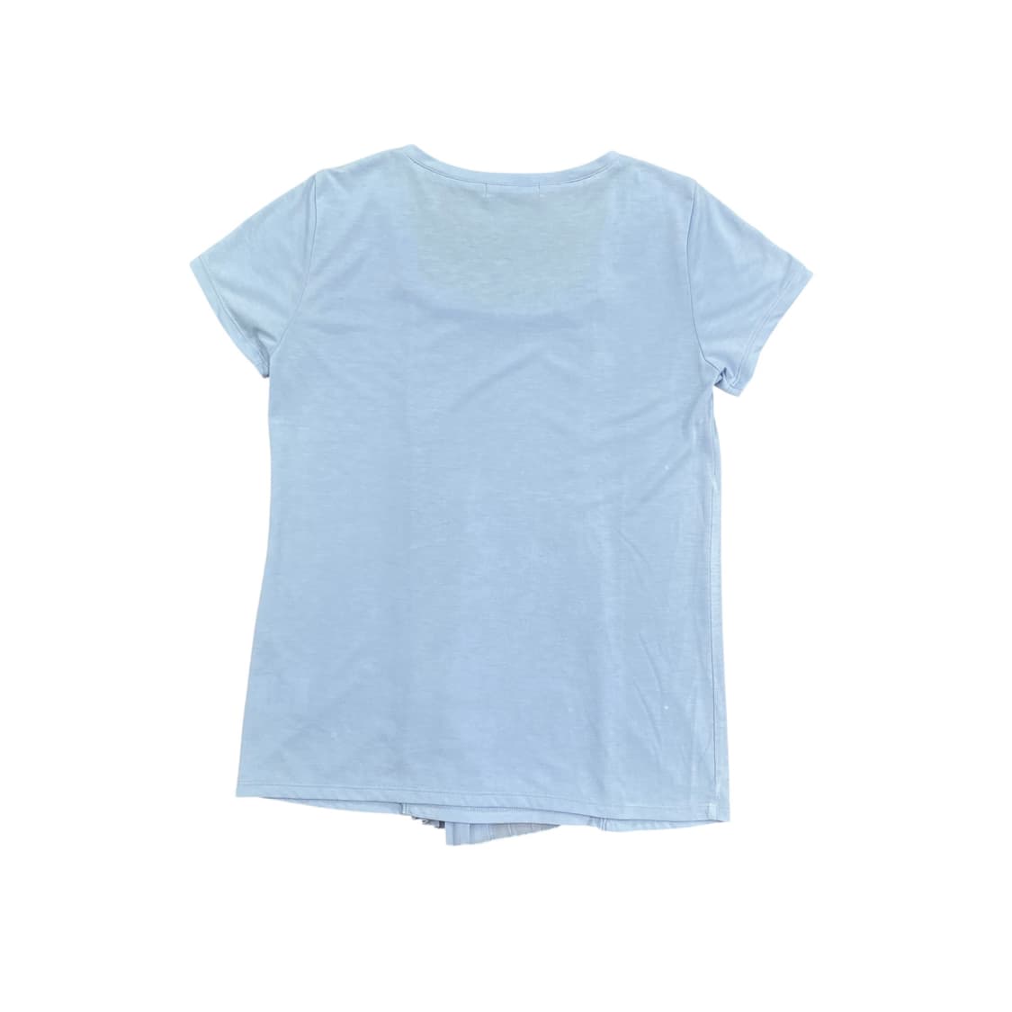 lettering fringe sky blue top  상품이미지3