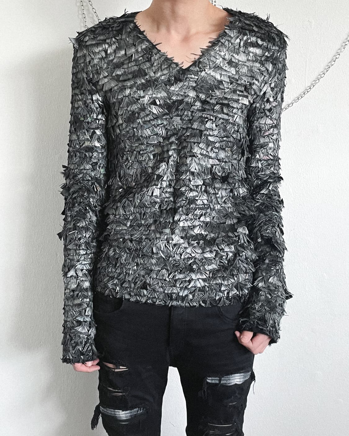 버버리 프로섬 크리스토퍼 베일리 아트피스 샘플 페더니트 상품이미지1