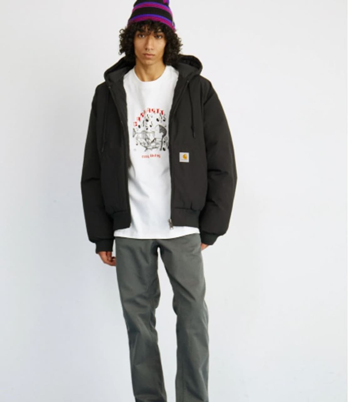 칼하트 USA 액티브 콜드 워크웨어 누빔 후디 자켓 PN6228    상품이미지2