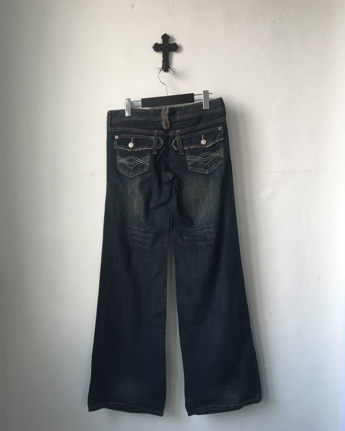 Damage point denim pants 상품이미지2