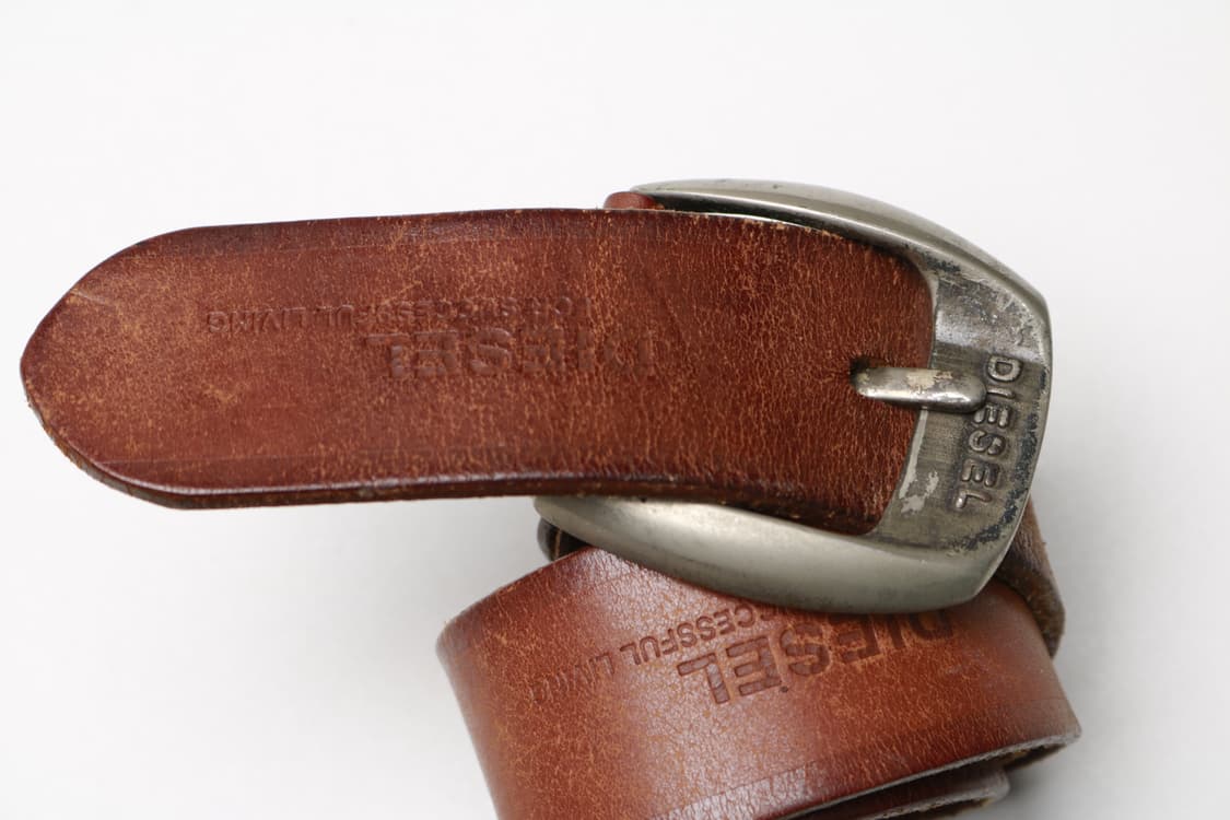 [26~32인치] 90's 디젤 소가죽 벨트 상품이미지2