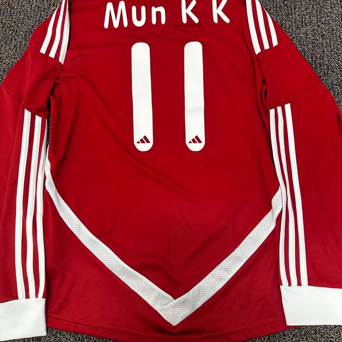 아디다스 기능성 긴팔 운동복 작업복 레드 105(XL) 상품이미지8