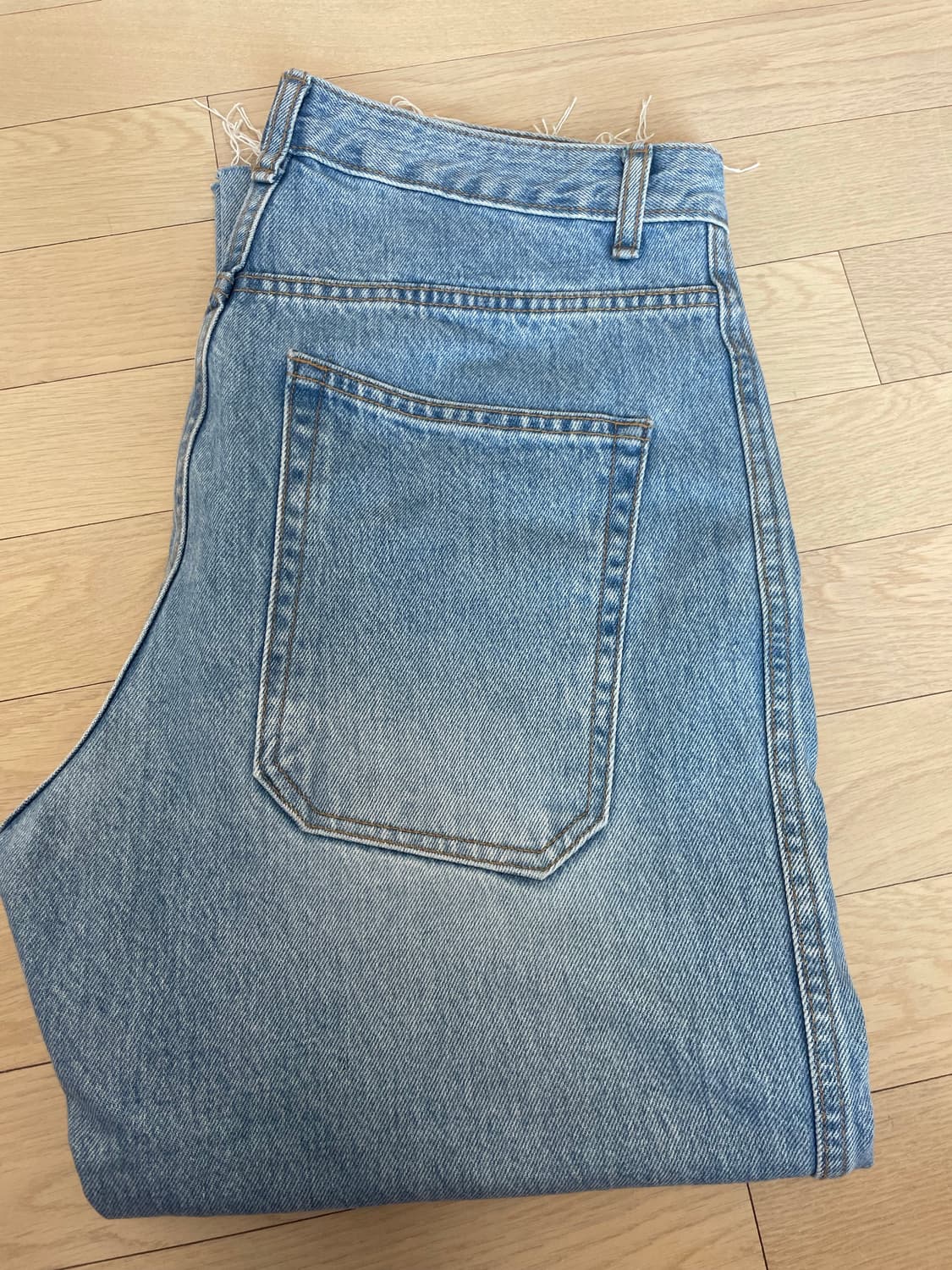 (S)이얼즈어고 FLAWLESS 플로리스 데님 와이드03 라이트 인디고 상품이미지3