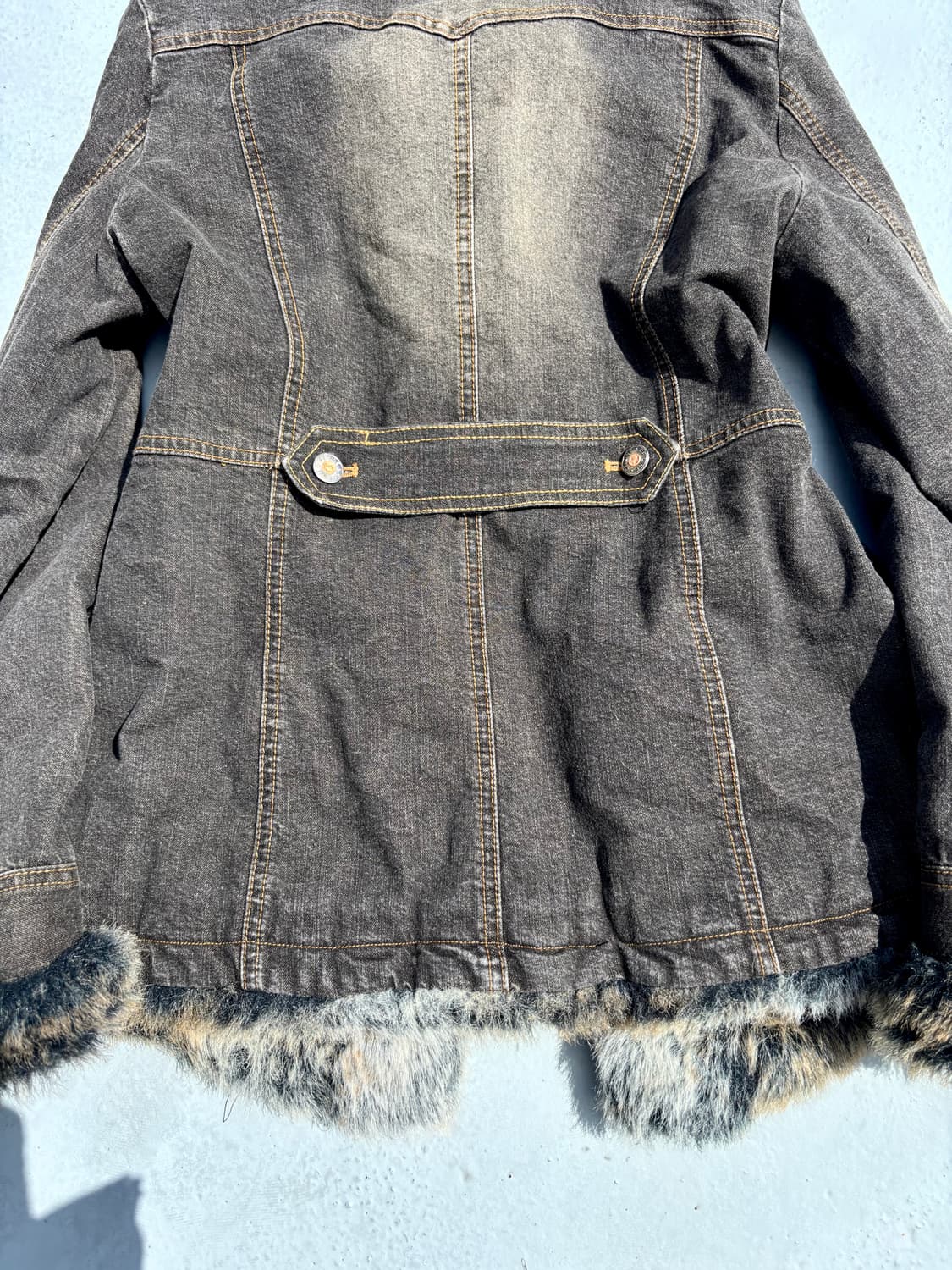 “Vintage” 00’s V-Kei Mood Fur Trimming D 상품이미지10