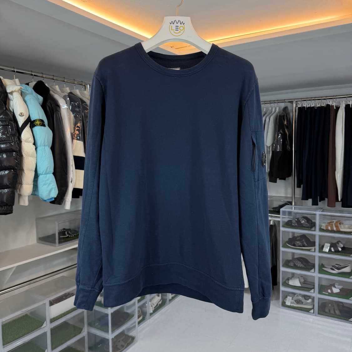 [리오브전포점] CP컴퍼니 네이비 맨투맨 L 상품이미지1