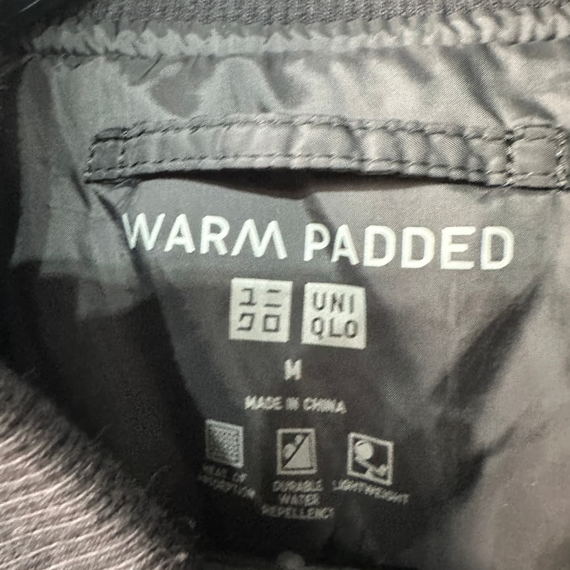 유니클로 웜패디드 퀼팅점퍼 M 상품이미지3