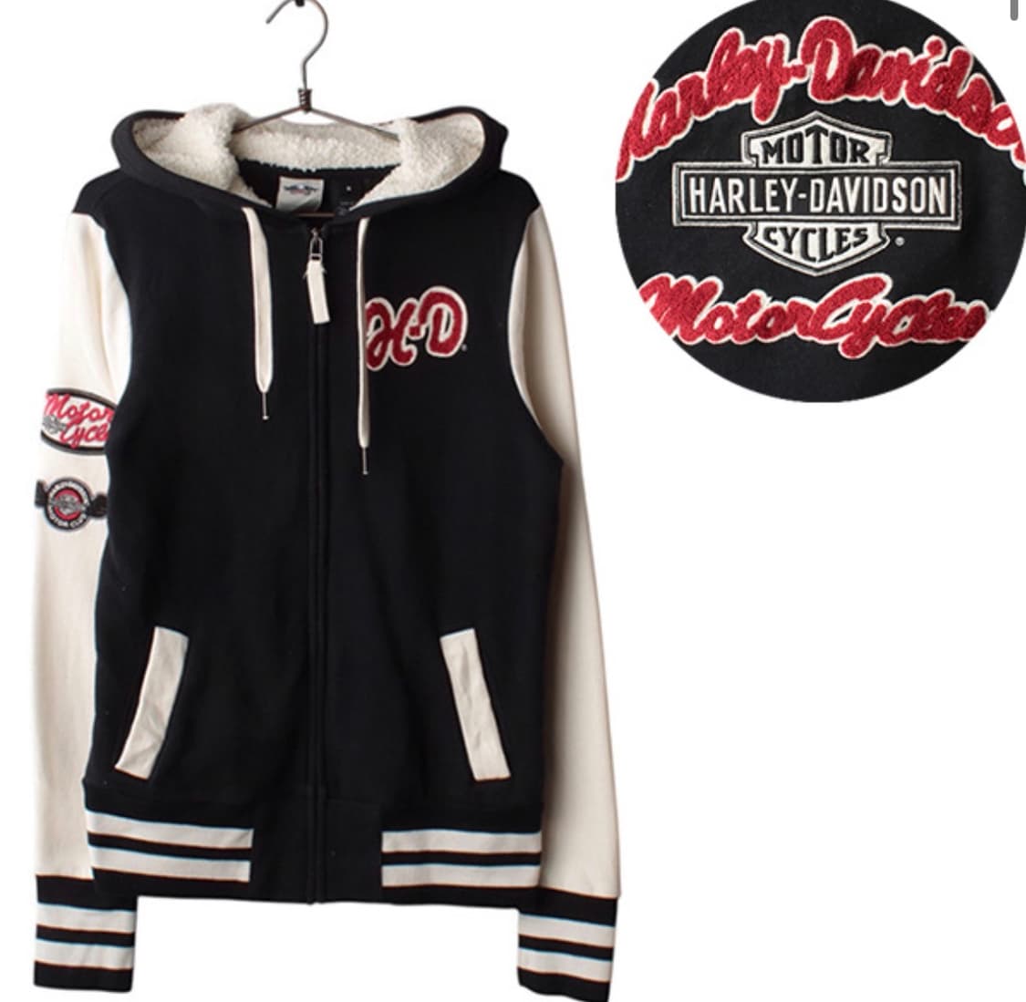 HARLEY DAVIDSON 빈티지코튼로고후드집업 / Unisex S 상품이미지1