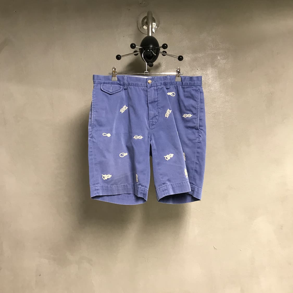 폴로 랄프로렌 멀티 자수 치노 반바지 블루 33 상품이미지4