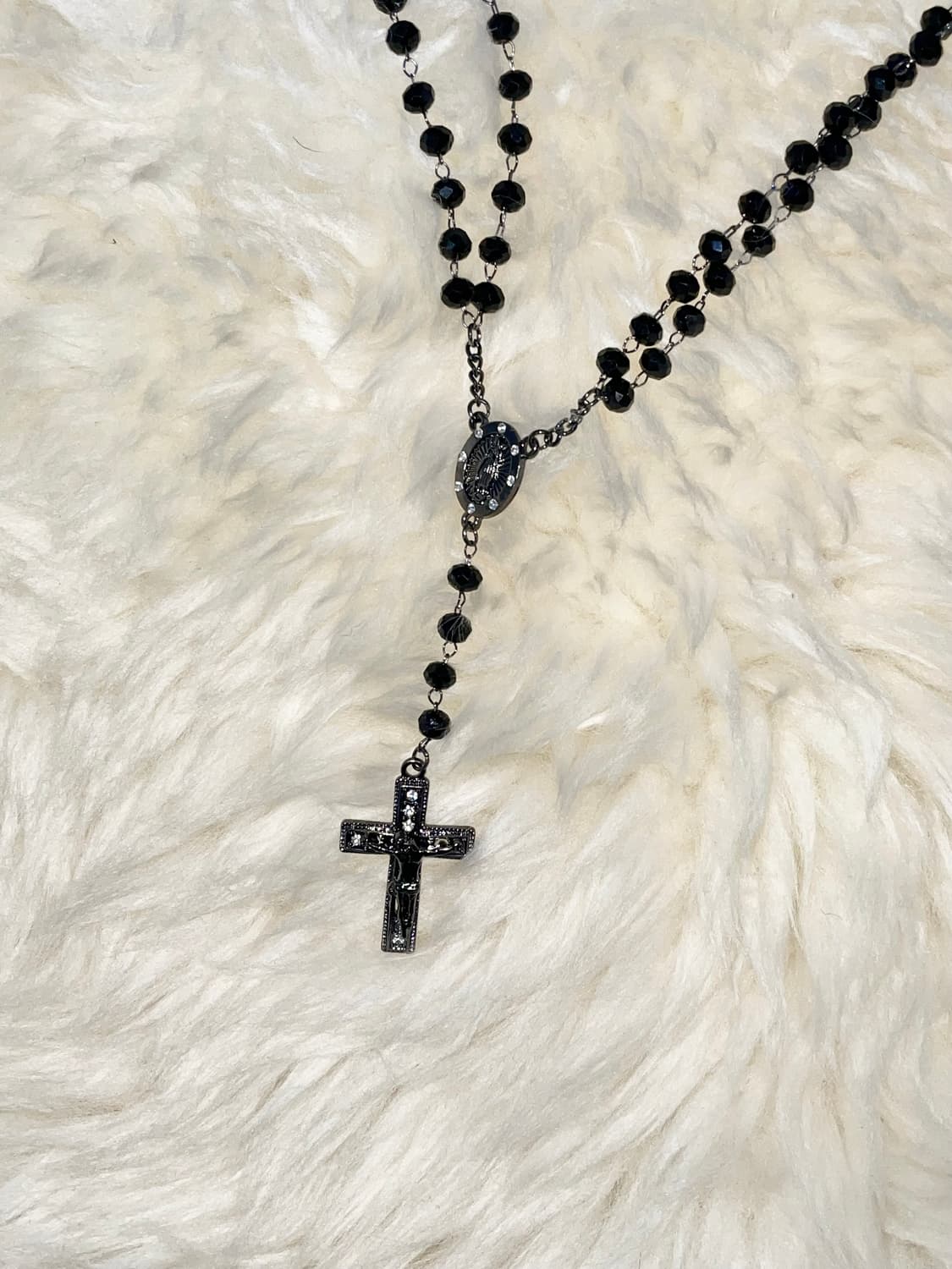 블랙 고딕 로자리오 네크리스 상품이미지4