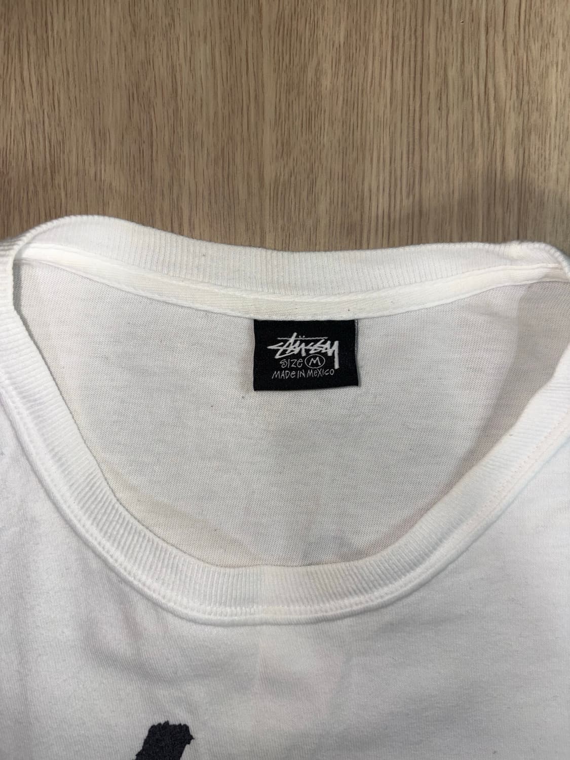 스투시 월드투어 반팔티 화이트 M size 상품이미지4