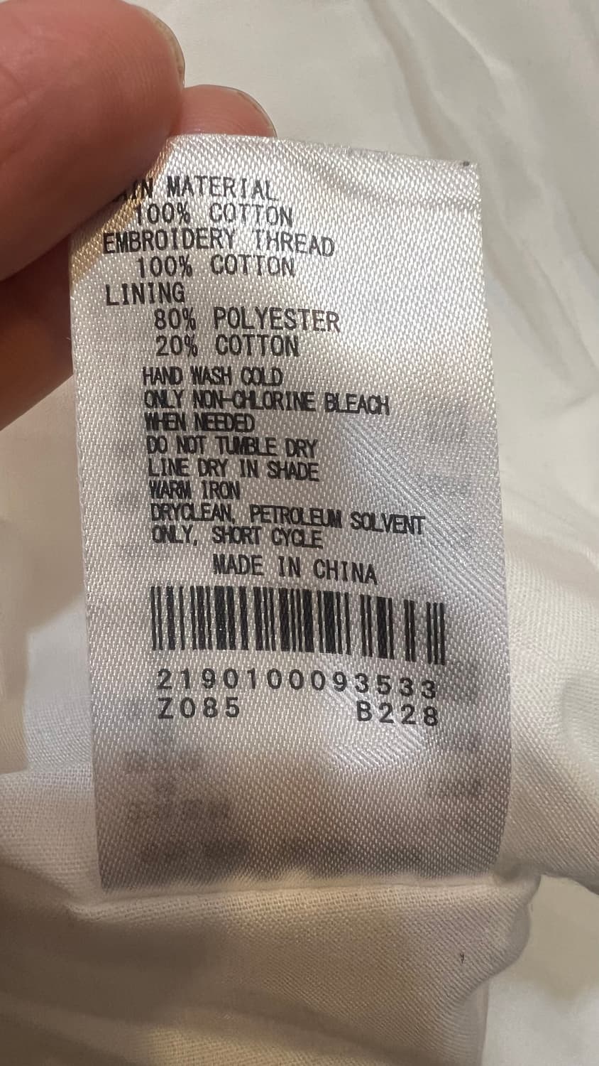 chocol raffine 일본수입 여성 화이트 펀칭레이스원피스 상품이미지8
