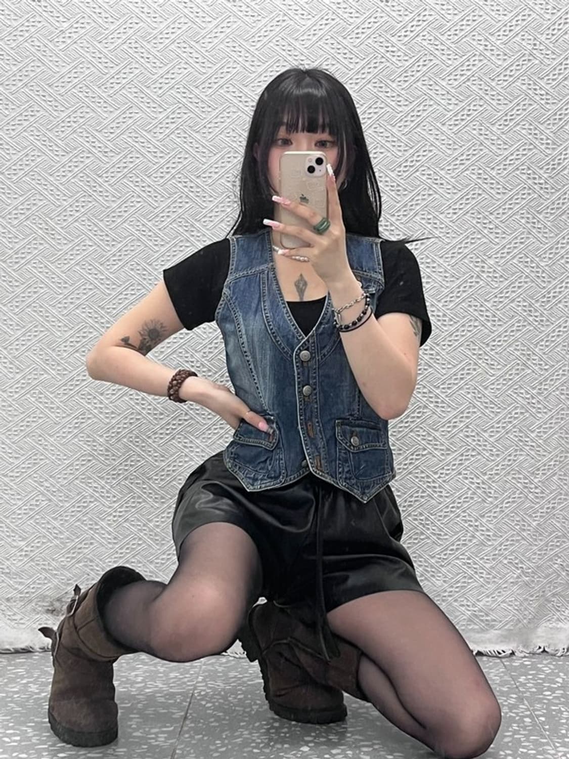 에드윈 컨트리 웨스턴 카우걸 빈티지 데님조끼 베스트 100 C12299 상품이미지2