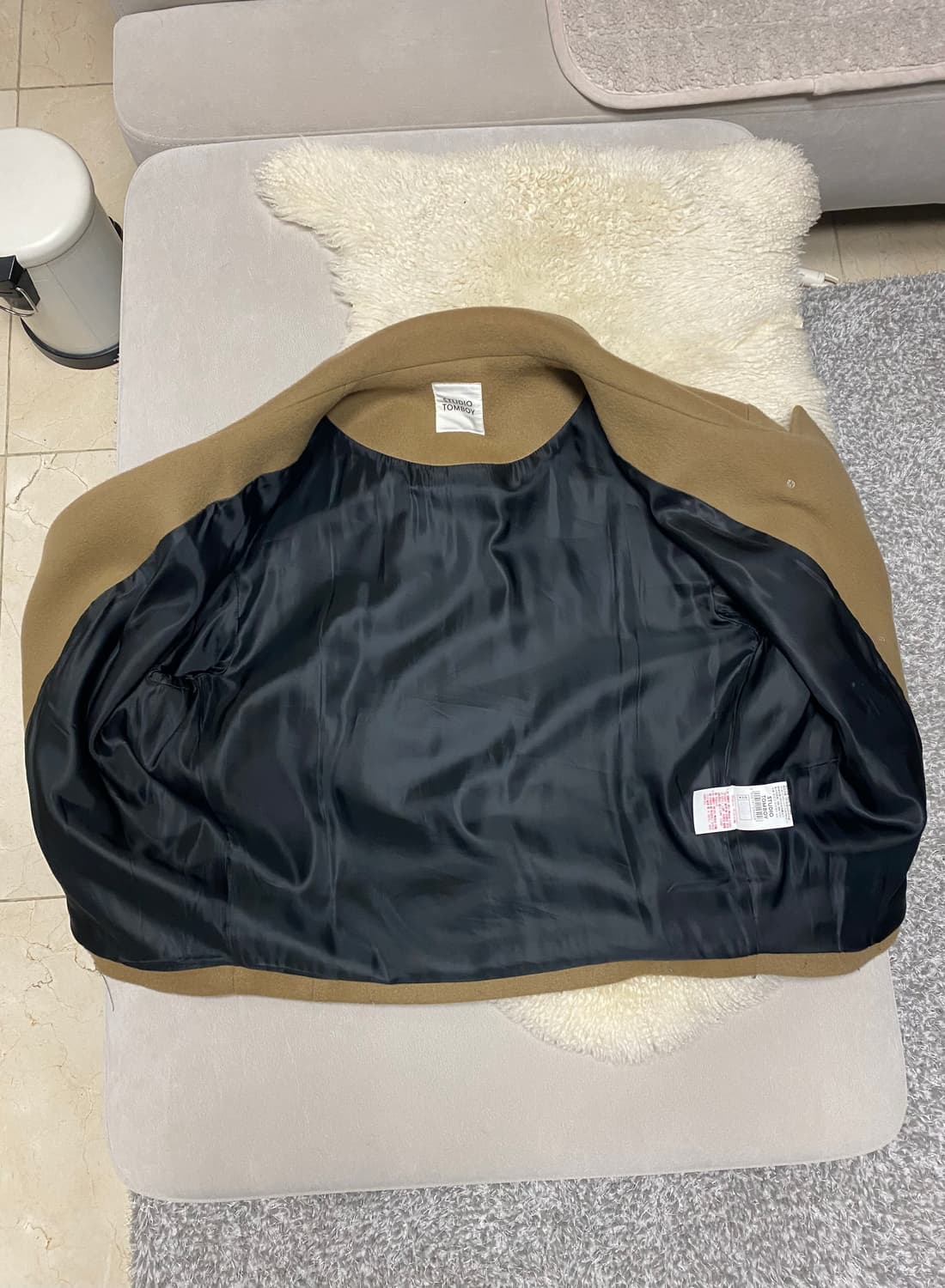 스튜디오 톰보이 숏 모직 자켓 숏 코트 55 상품이미지4