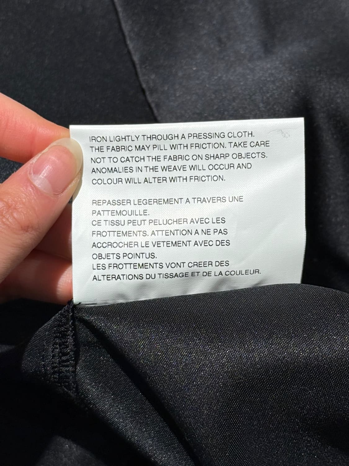 꼼데가르송 블랙 비대칭 새틴 버튼업 미디 드레스 상품이미지10