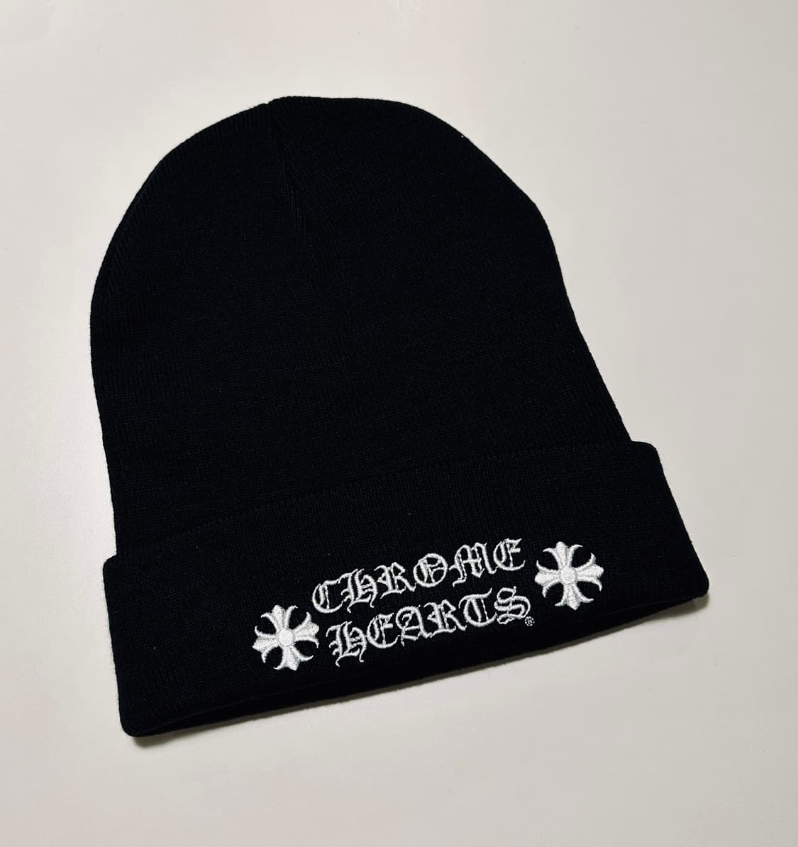 크롬하츠 로고 워치캡 블랙 신품 비니 상품이미지1