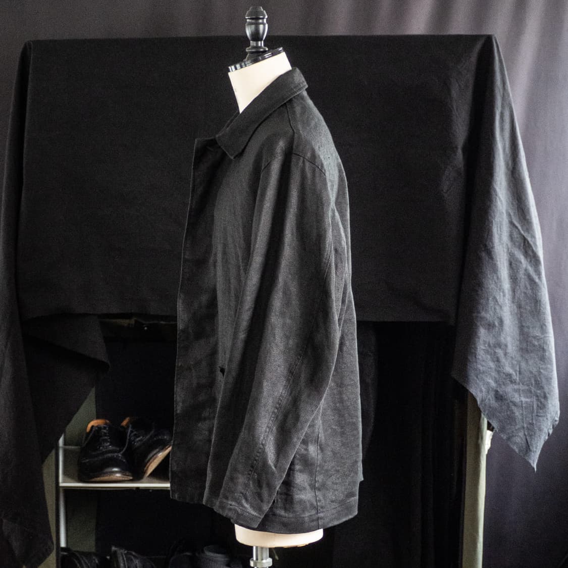 네스트로브컨팩트 헤비웨이트 린넨 트윌 밀리터리 자켓 상품이미지5