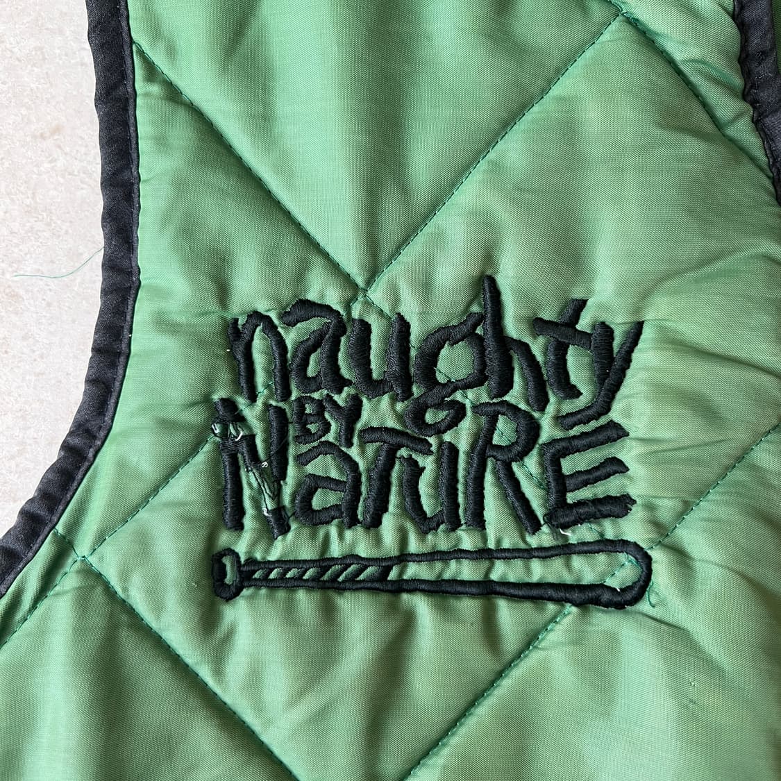 빈티지 90s Naughty by Nature 퀼팅 베스트 상품이미지5