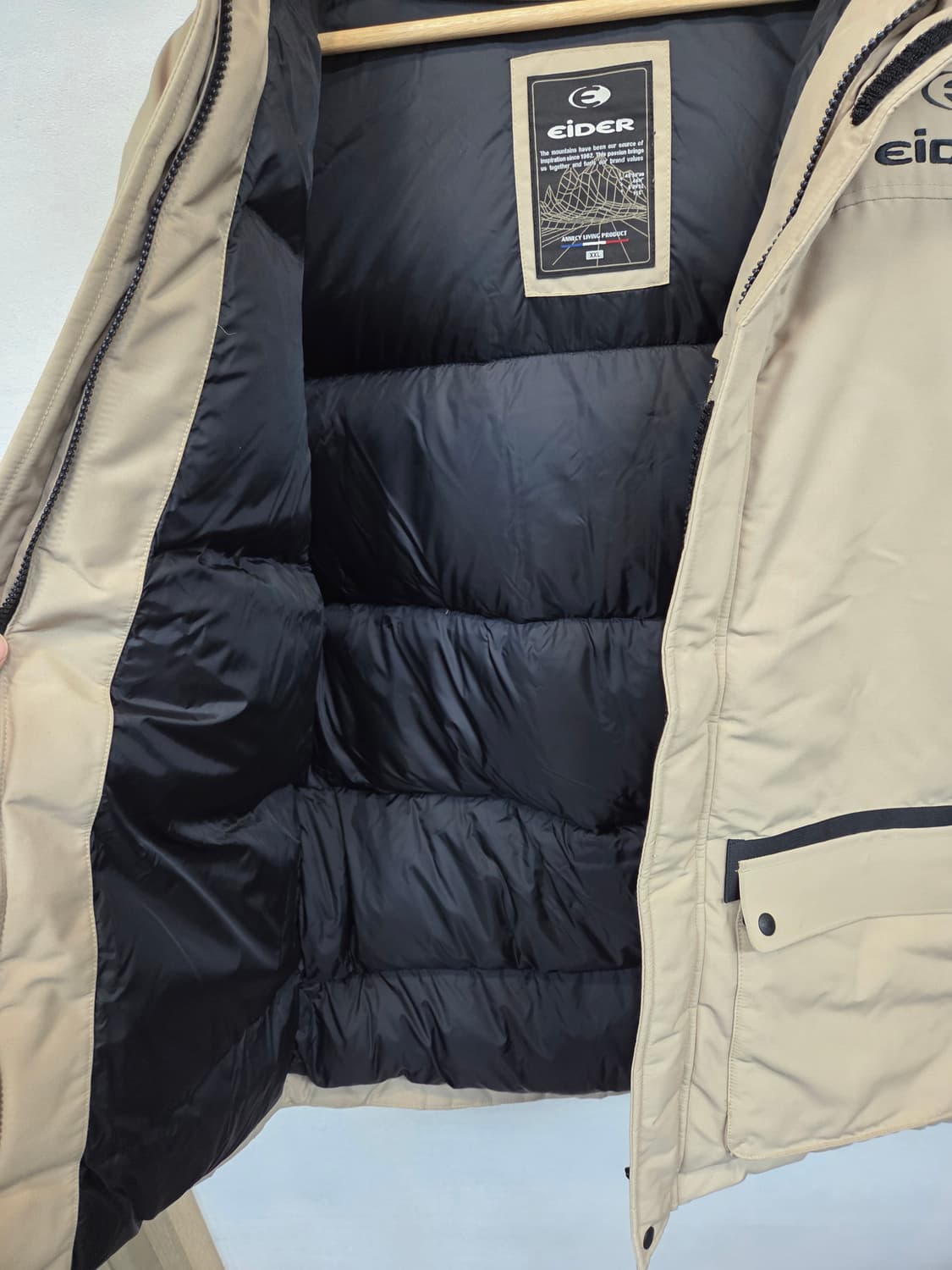 아이더 카라스 알파 다운 패딩 xxl 상품이미지5