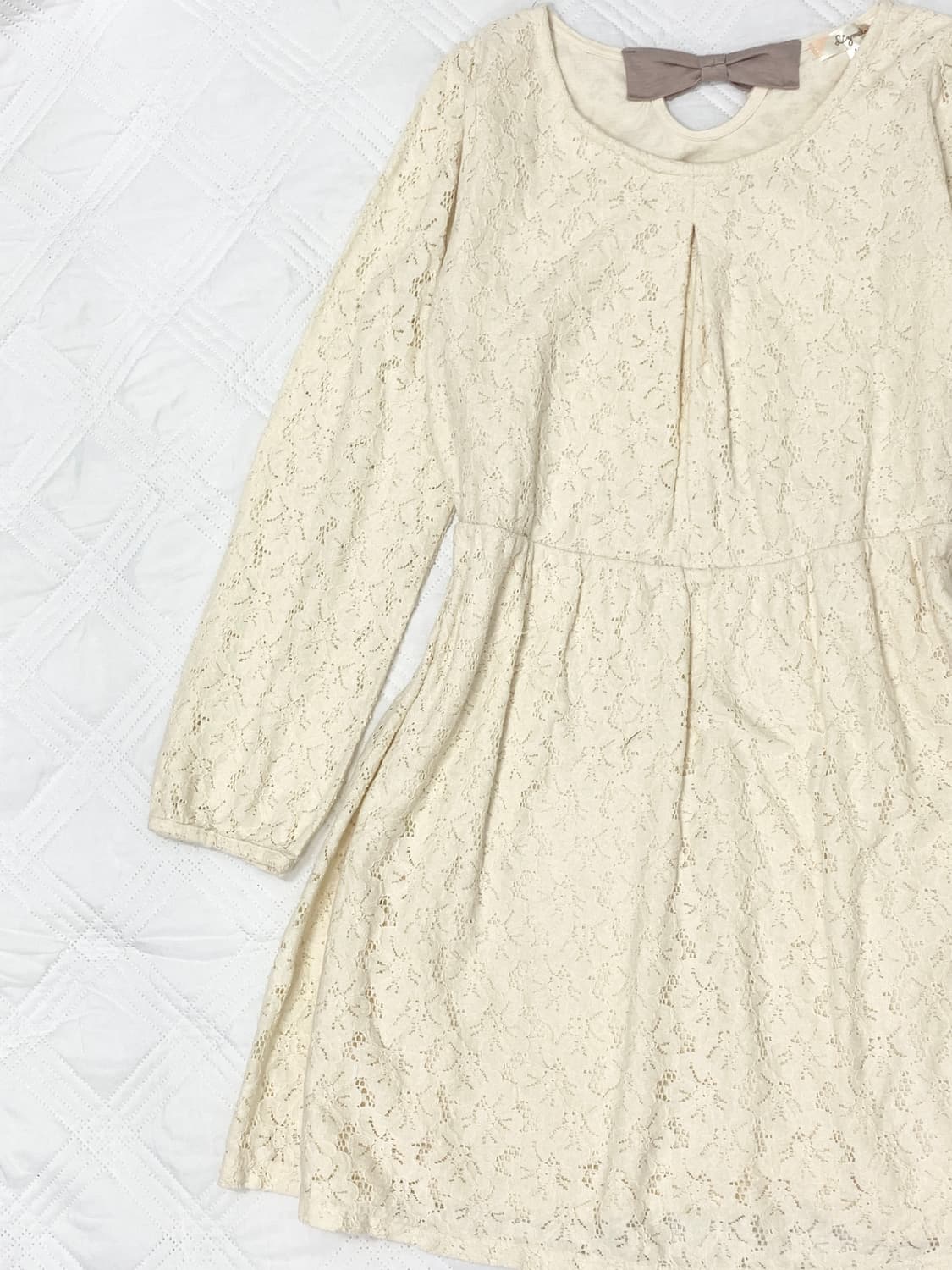 ꒰ঌ 리즈멜로 크로셰 리본 원피스 ໒꒱ 상품이미지2