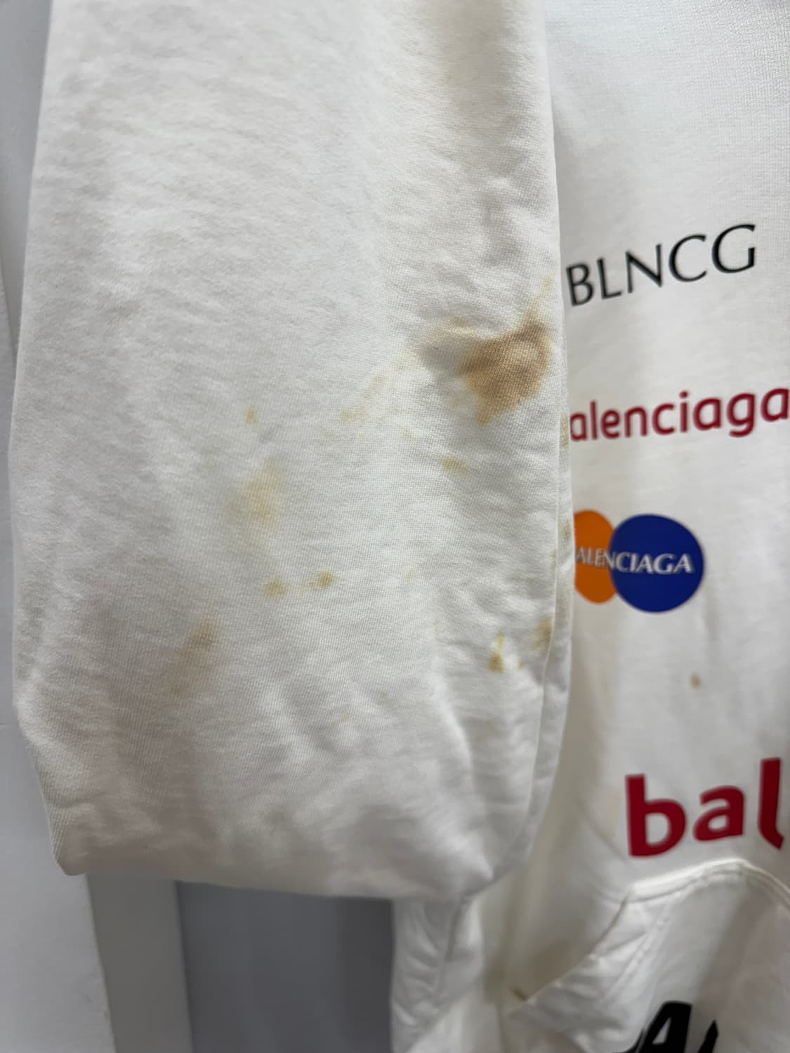 백화점판 발렌시아가 탑 리그 후드티 1사이즈  상품이미지3