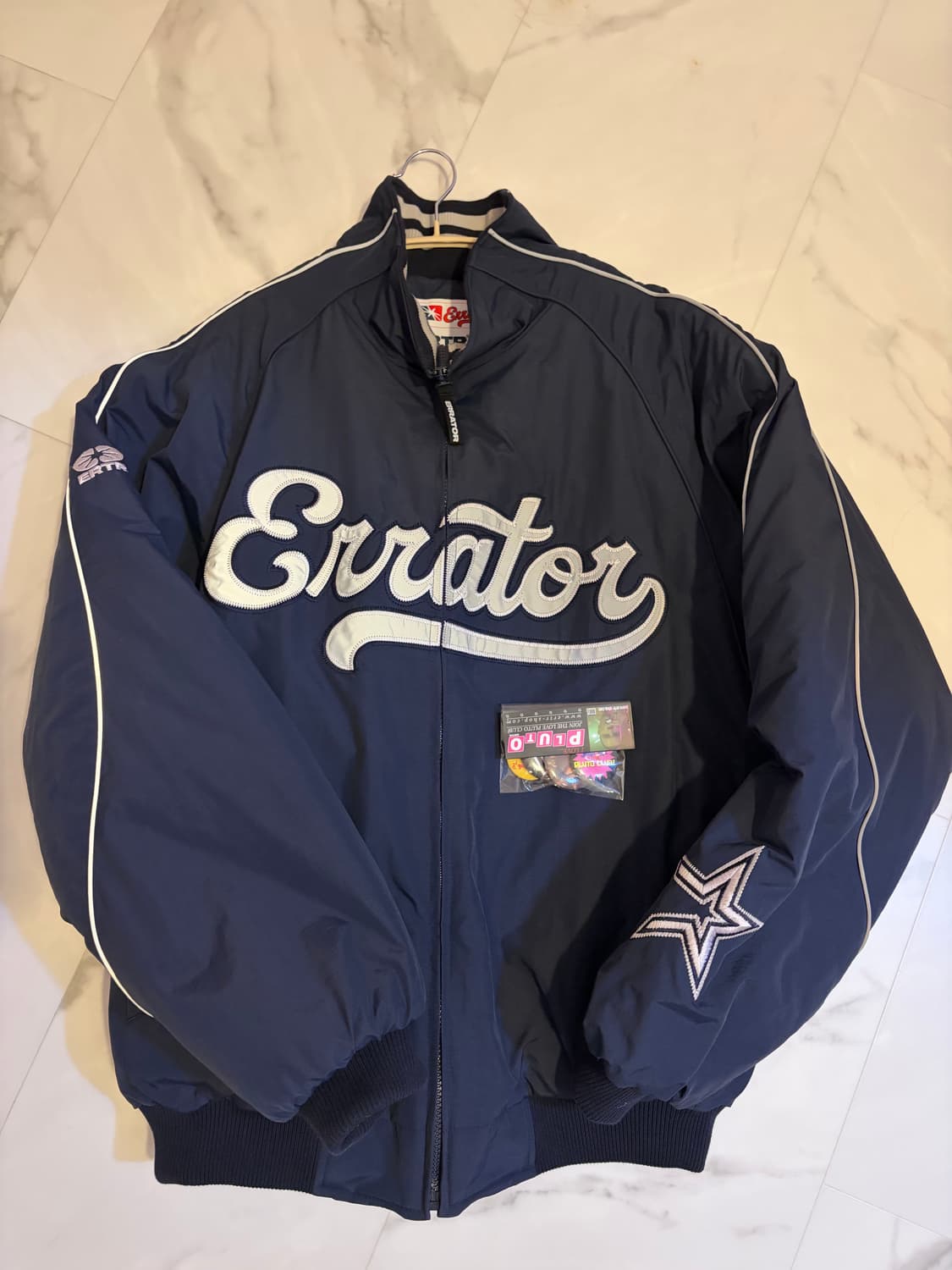 ERTR 팀 윈터 자켓 네이비 L 사이즈 상품이미지1